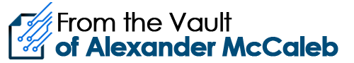 Logo, From the Vault of Alexander McCaleb